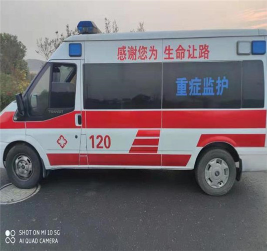 宁德救护车出租服务案例3